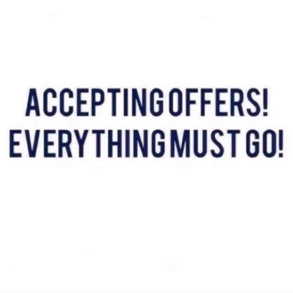 Accepting reasonable offers!!